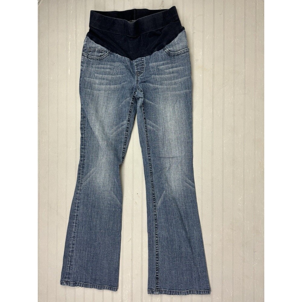 Oh Baby By Motherhood Size S Womens Jeans Maternity Bootcut Stretch Med Wash